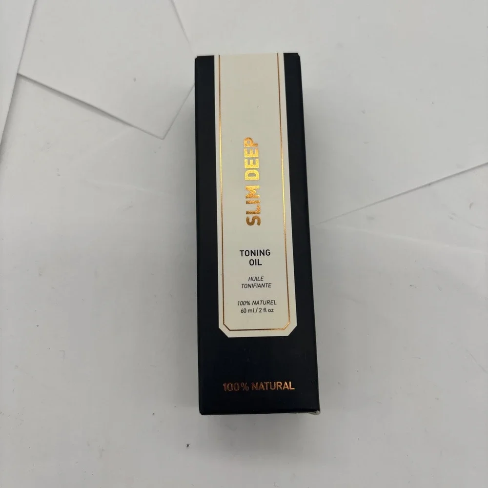 Slim Deep Toning Oil 100% Natural 2 oz New with Box
